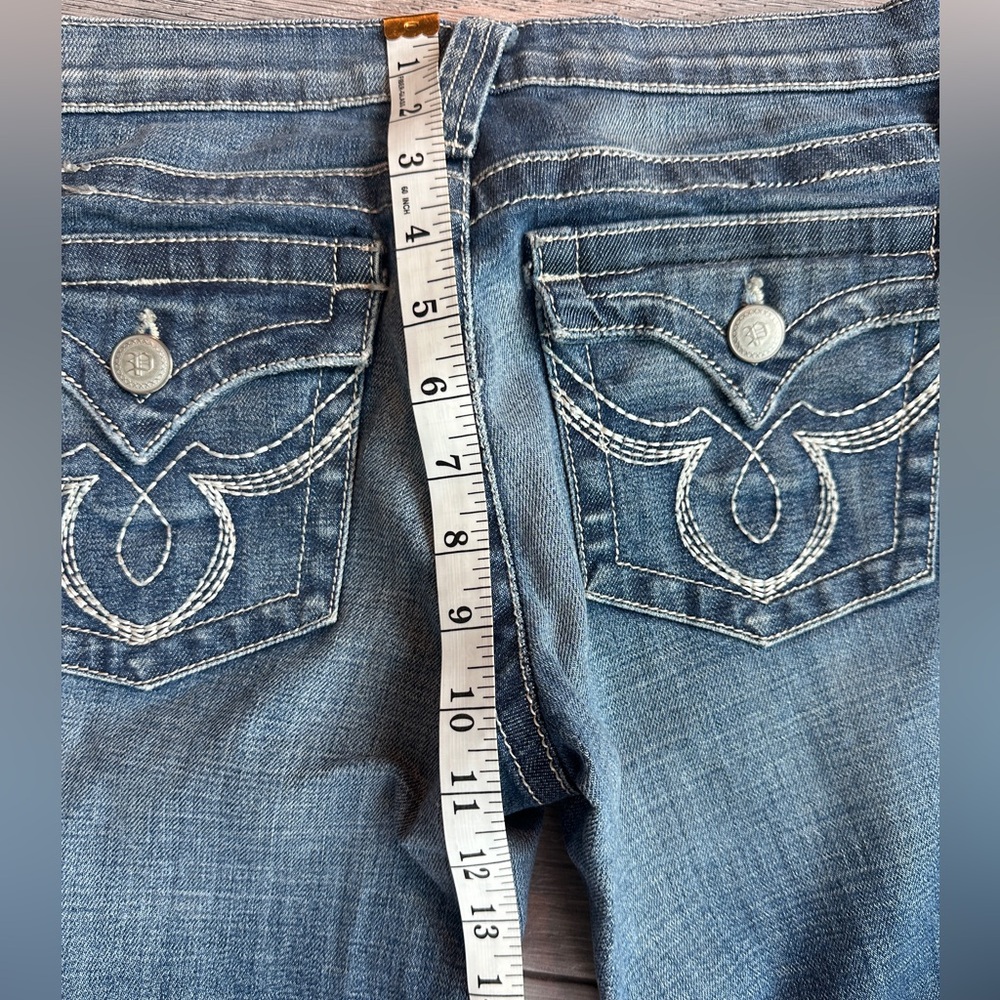 Plastic by Sly Juniors Boot Cut Denim Fit & Flare Jeans size 11 - Picture 5 of 8